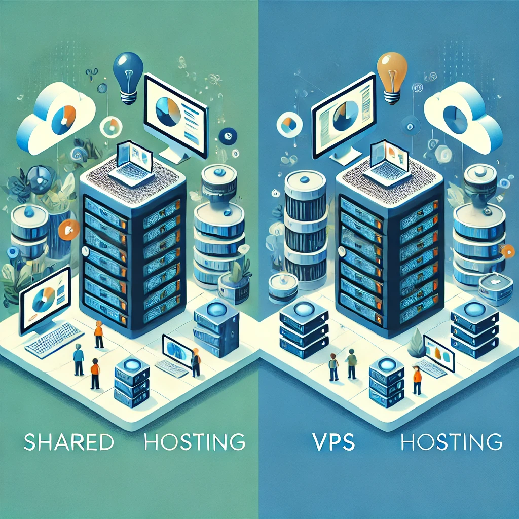 Shared hosting vs VPS vs dedicated hosting